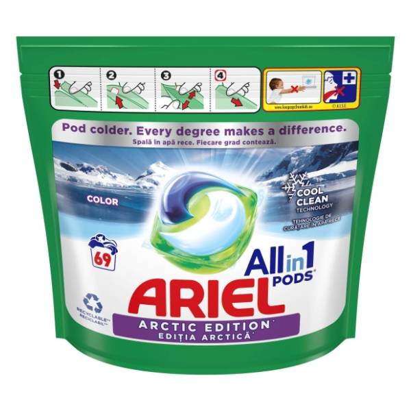 ARIEL PODS Color arctic kapsule za veš 69kom