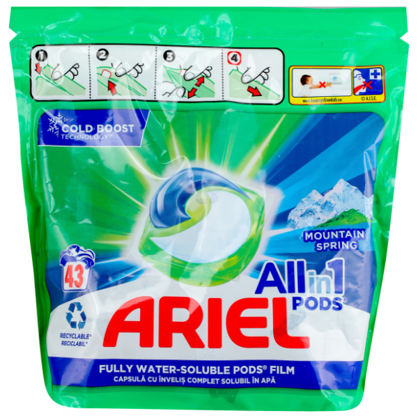 ARIEL PODS Color kapsule za veš zip 43kom