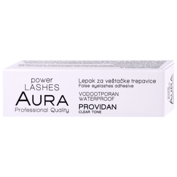 AURA Power lashes lepak za veštačke trepavice providan