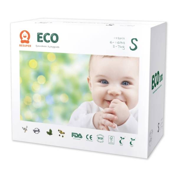 BESUPER pelene eco bamboo S 102kom