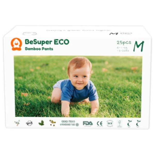 BESUPER pelene pants eco bamboo M 100kom