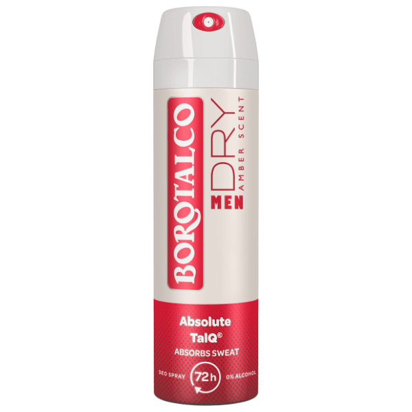 Dezodorans BOROTALCO Men amber scent 150ml