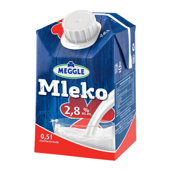 Dugotrajno mleko MEGGLE 2,8%mm 500ml