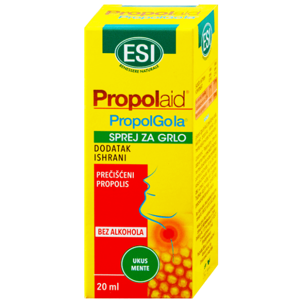 ESI SRL Propolaid Propolgola sprej za grlo 20 ml