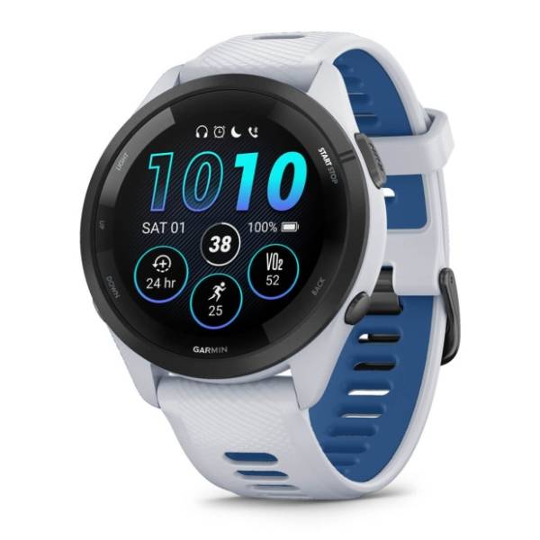 GARMIN Forerunner 265 Whitestone/Tidal Blue pametni sat