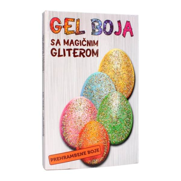 Gel boja za jaja sa magičnim gliterom