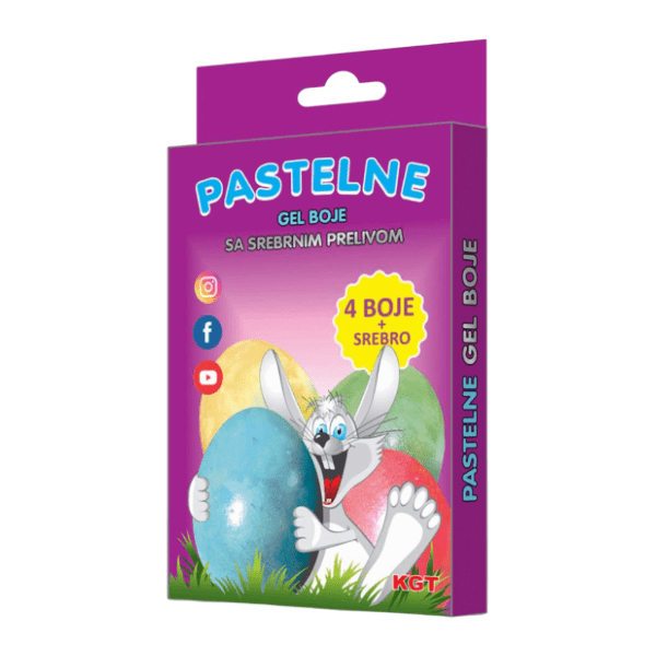 Gel boja za jaja sa pastelnim prelivom KGT