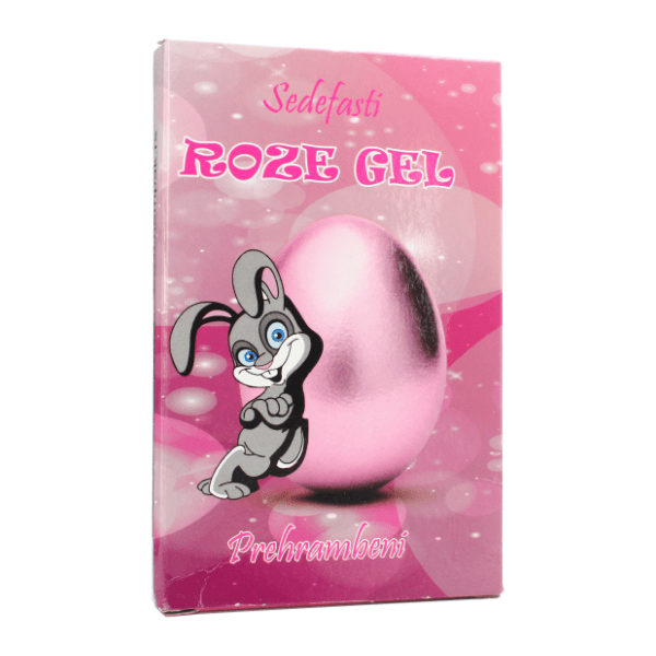 Gel boja za jajaj roze 3481