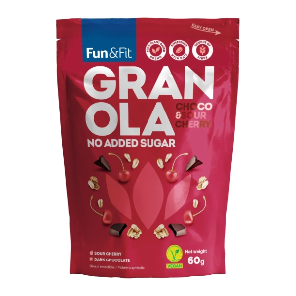 FUN&FIT Granola čoko višnja 60g