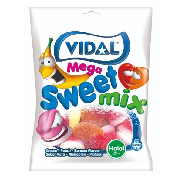 Gumene bombone VIDAL mega sweet mix 90g