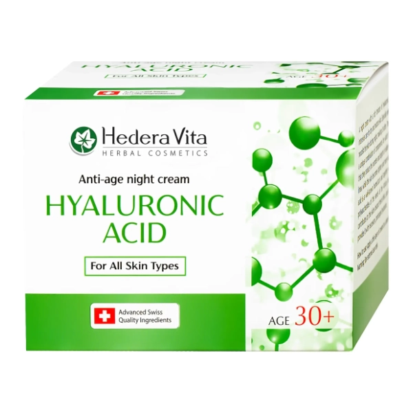 HEDERA VITA noćna krema za lice sa hijaluronom 50ml