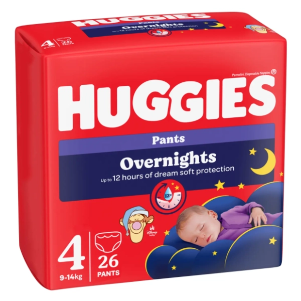 HUGGIES noćne pelene pants Little Movers 4 26kom