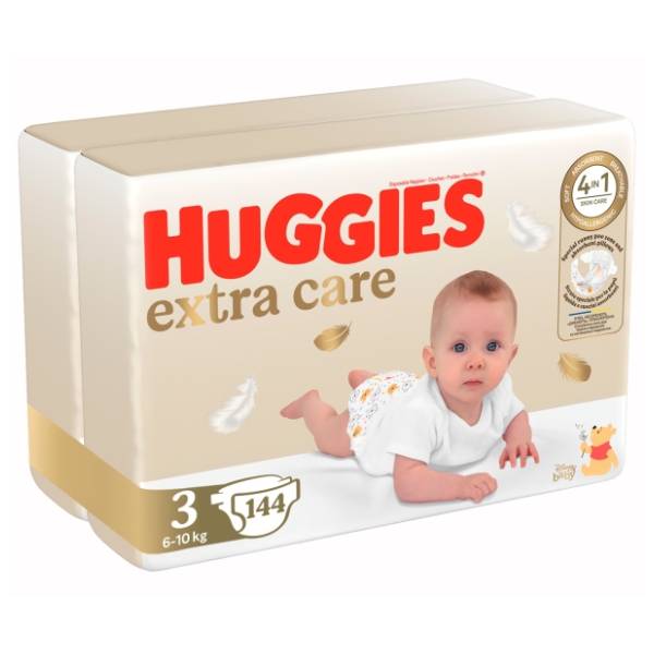 HUGGIES pelene Extra care 3 144kom