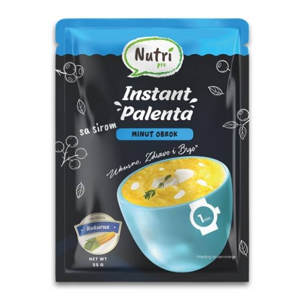 Instant palenta sa sirom NUTRI PRO 55g