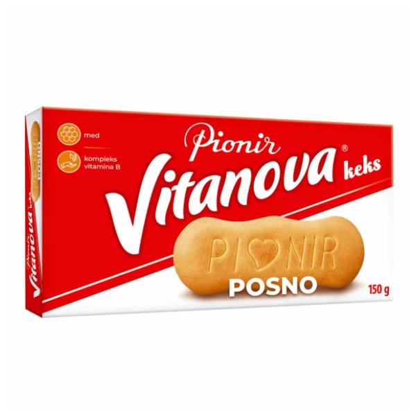 Keks PIONIR Vitanova posni 150g