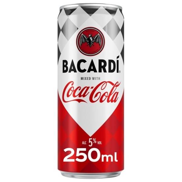 Koktel Bacardi & Coca Cola 5% 250ml