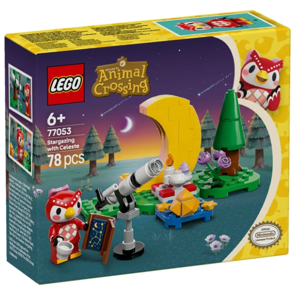 LEGO Animal Crossing posmatranje zvezda sa Celeste 77053