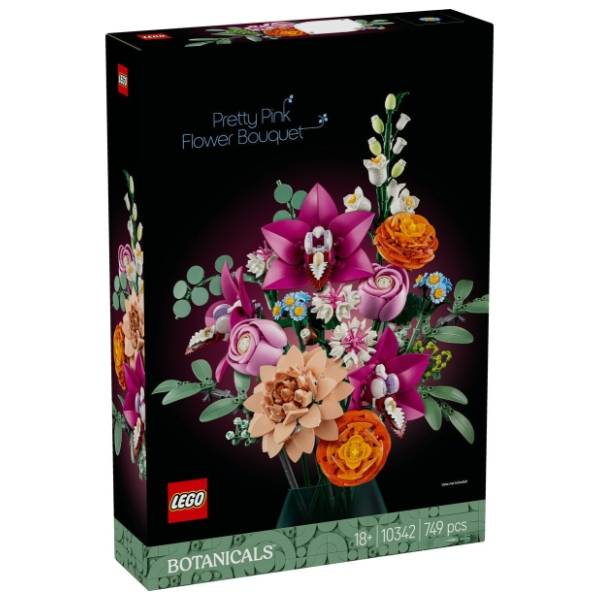 LEGO Botanical Collection lepi buket ružičastog cveća 10342