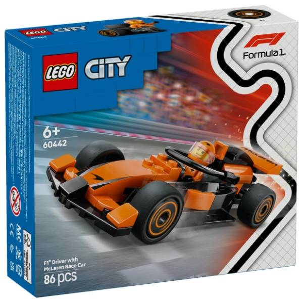 LEGO City F1 vozač sa McLaren formulom 60442