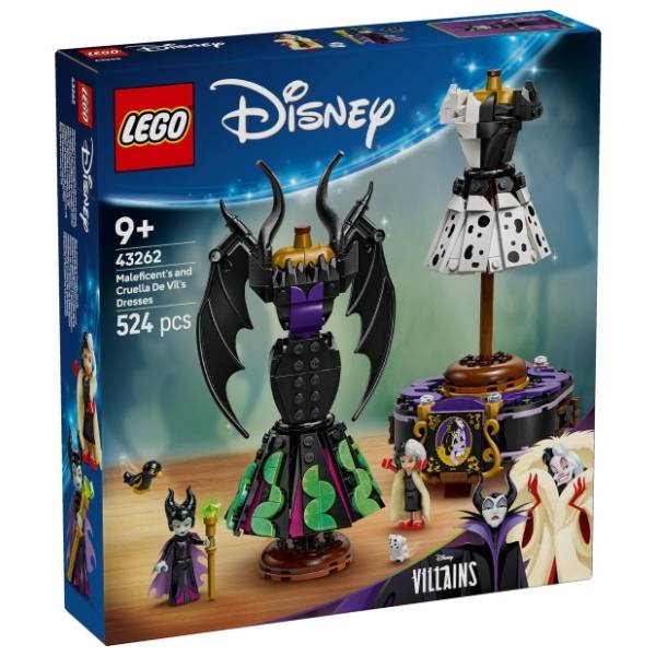 LEGO Disney haljine Grdane i Kruele de Vil 43262