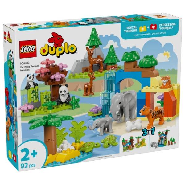 LEGO DUPLO porodice divljih životinja 3u1 10446