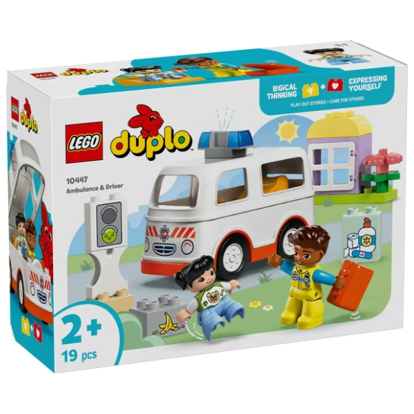LEGO DUPLO ambulantna kola i vozač 10447