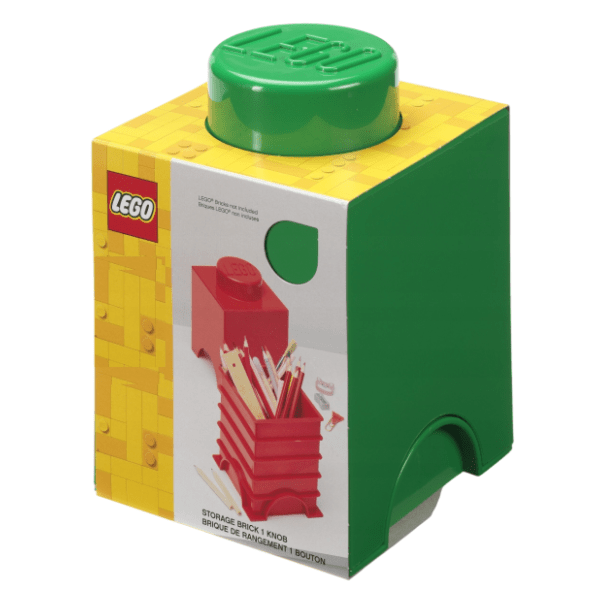LEGO kutija za odlaganje (1) tamnozelena