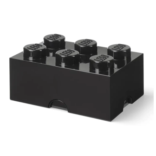 LEGO kutija za odlaganje (6) crna