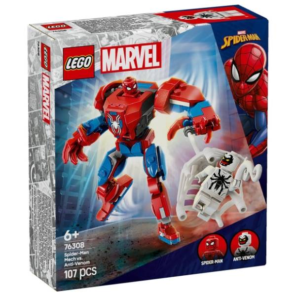 LEGO Marvel Spajdermenov mek protiv Anti-Venoma 76308