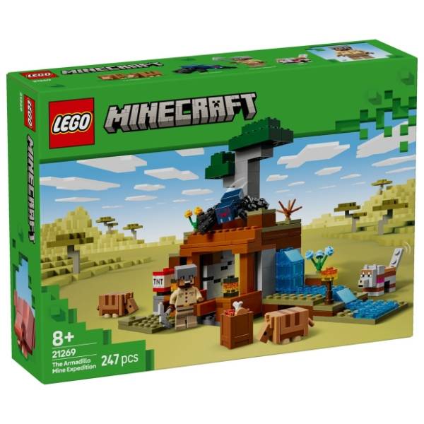 LEGO Minecraft ekspedicija rudarenja uz pomoć armadila 21269