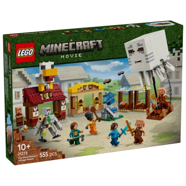 LEGO Minecraft napad avetinjskog balona na selo 21273