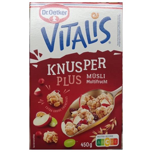 Musli DR. OETKER Vitalis krispi multi voćni 450g