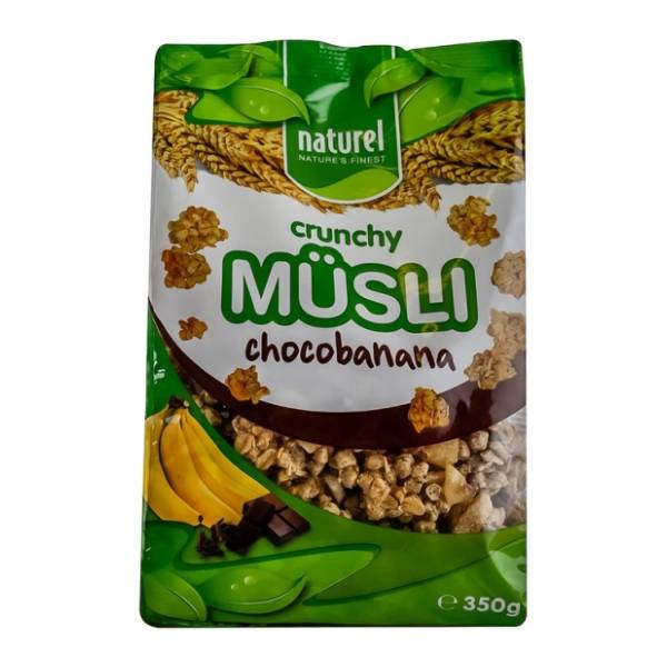 Musli NATUREL Crunchy čokolada banana 350g