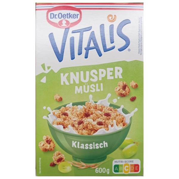 Musli VITALIS Krispi klasik 600g