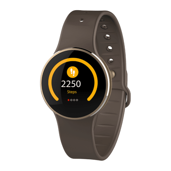 MyKronoz ZeCircle 2 Gold/Brown fitnes narukvica