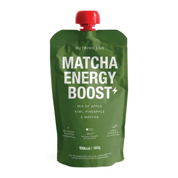 NUTRINO Lab voćni pire matcha energy boost 180g	