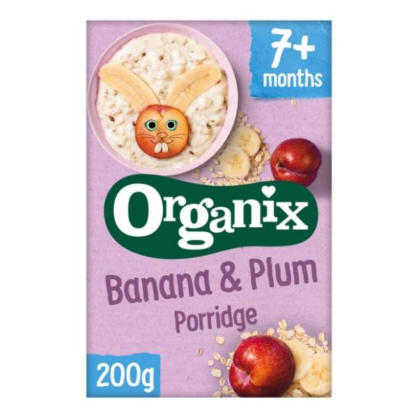 ORGANIX organska kaša banana i šljiva 200g