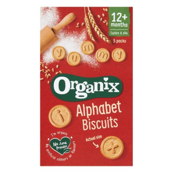 ORGANIX organski alfabet keksići 12m+ 25g