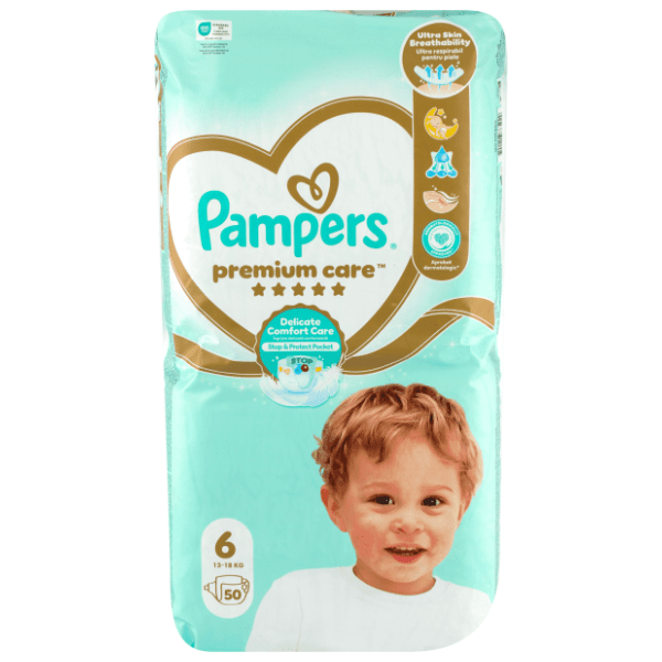 PAMPERS pelene premium JP 6 50kom