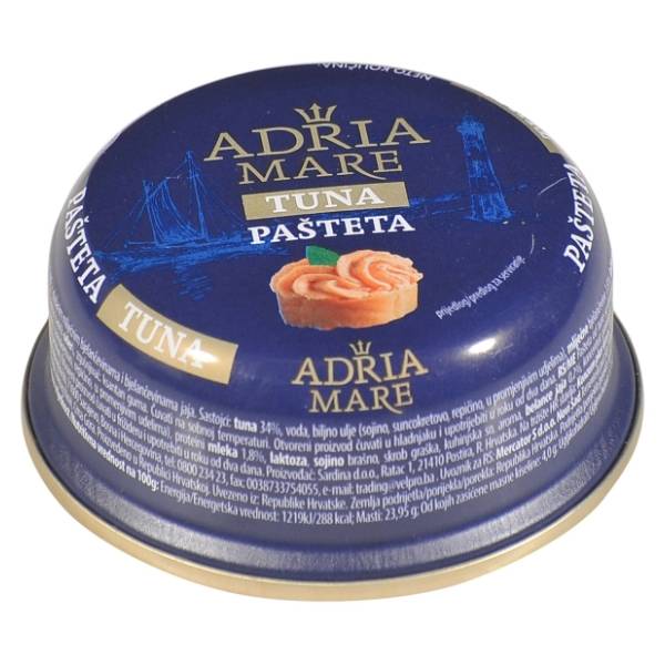 Pašteta ADRIA MARE tuna 95g