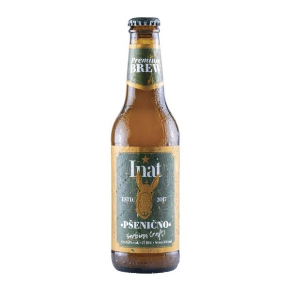 Pivo INAT pšenično 5,6% 0,33l