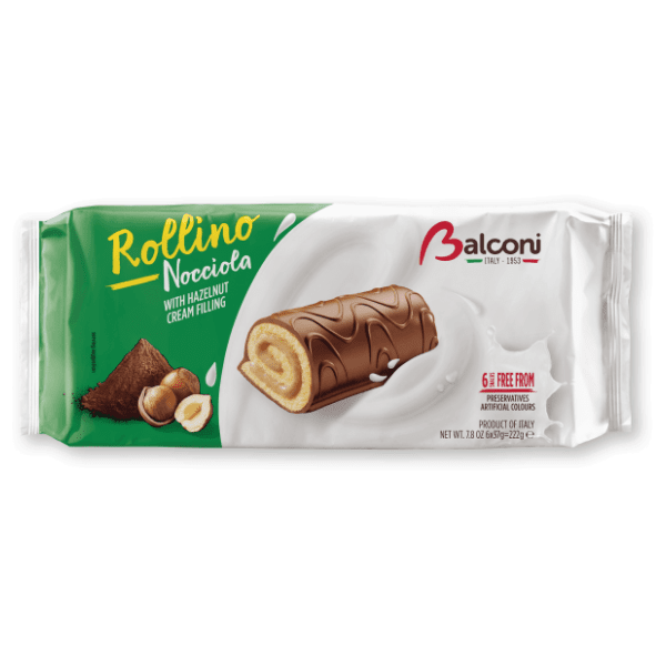 Rolat BALCONI Rollino lešnik 222g