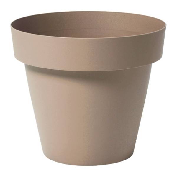Saksija GARDINO Melrose okrugla 28l 40cm moka