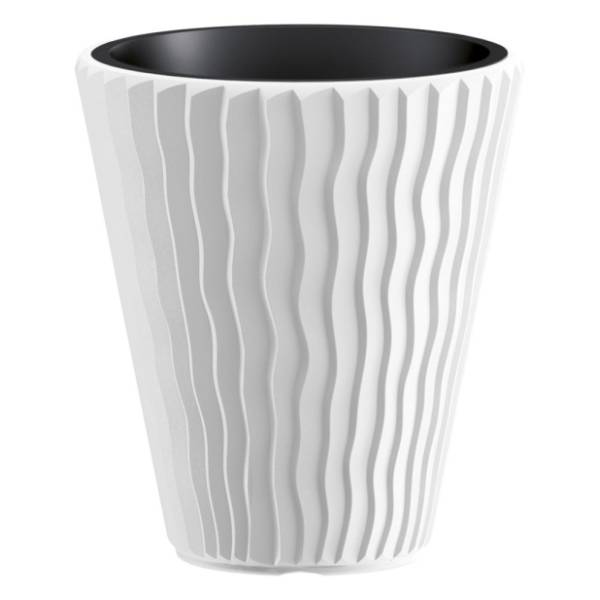 Saksija PROSPERPLAST Sandy 39x44cm bela