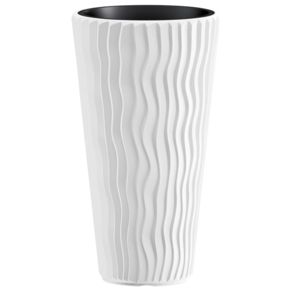 Saksija PROSPERPLAST Sandy slim 30x52cm bela