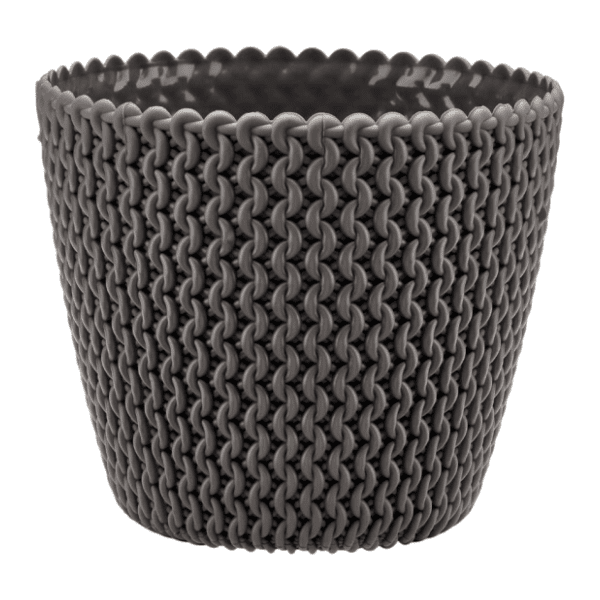 Saksija PROSPERPLAST Splofy 13x11cm antracit
