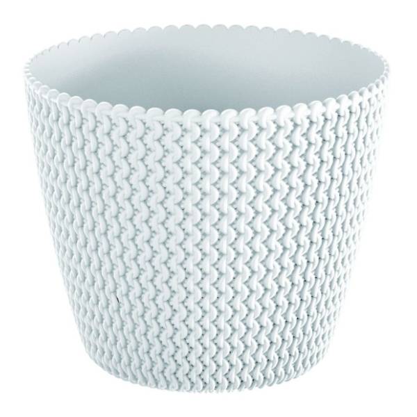 Saksija PROSPERPLAST Splofy 13x11cm bela