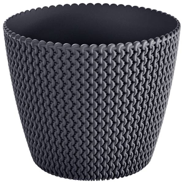 Saksija PROSPERPLAST Splofy 19x16cm antracit