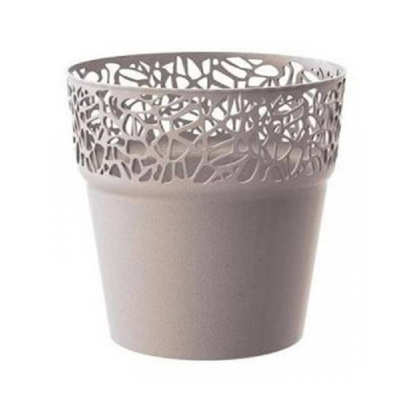 Saksija PROSPERPLAST Tre 18x18cm moka