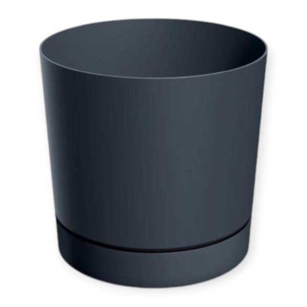Saksija PROSPERPLAST Tubo 15cm antracit